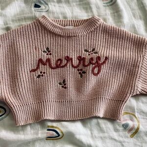Pink Merry Sweater
